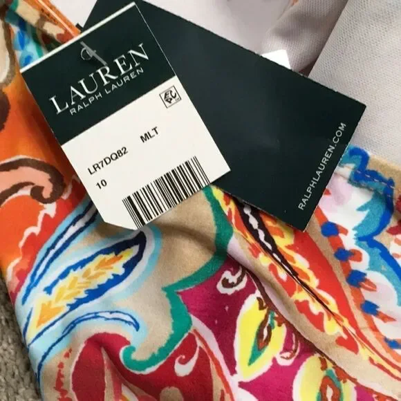 Lauren Ralph Lauren tummy control tankini top. NWT - Picture 6 of 10